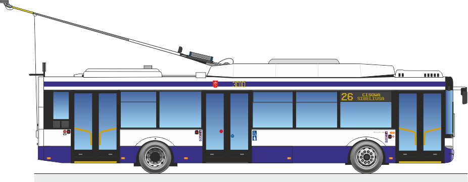 Trolleybus models PKT Gdynia